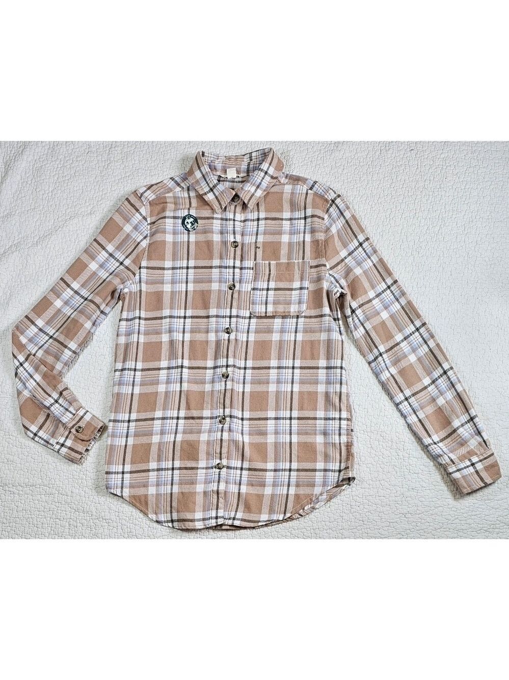 NWT Aeropostale Long Sleeve Flannel Plaid Button Down Shirt